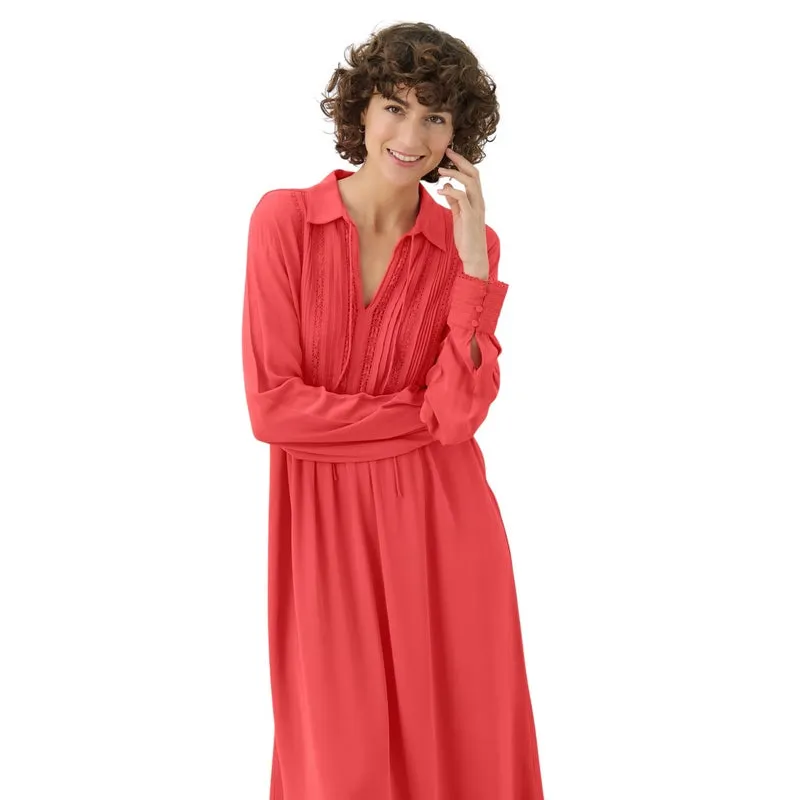 Nannali Dress in Bittersweet Red