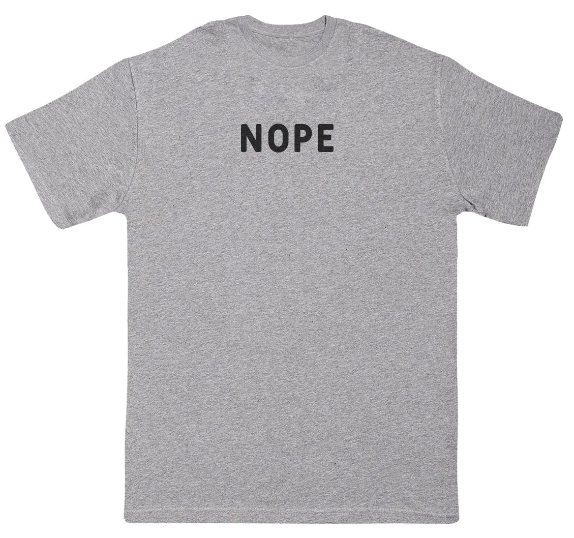 Nope - Kids Oversized Comfy T-Shirt