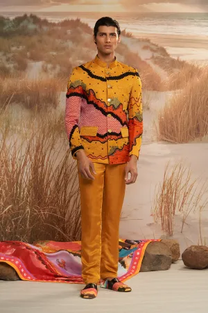 Ochre Dune Celebration Jacket with Pants