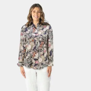 Renoma - Printed Shirt - Navy