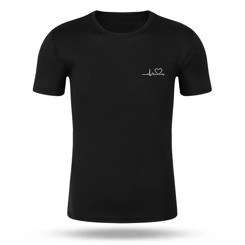 Short Sleeve Tee Fashion Clothing Pullover T Shirt for Men Daily O-Neck Tracksuit 2024 Summer Jogging Casual Quick Drying Tops