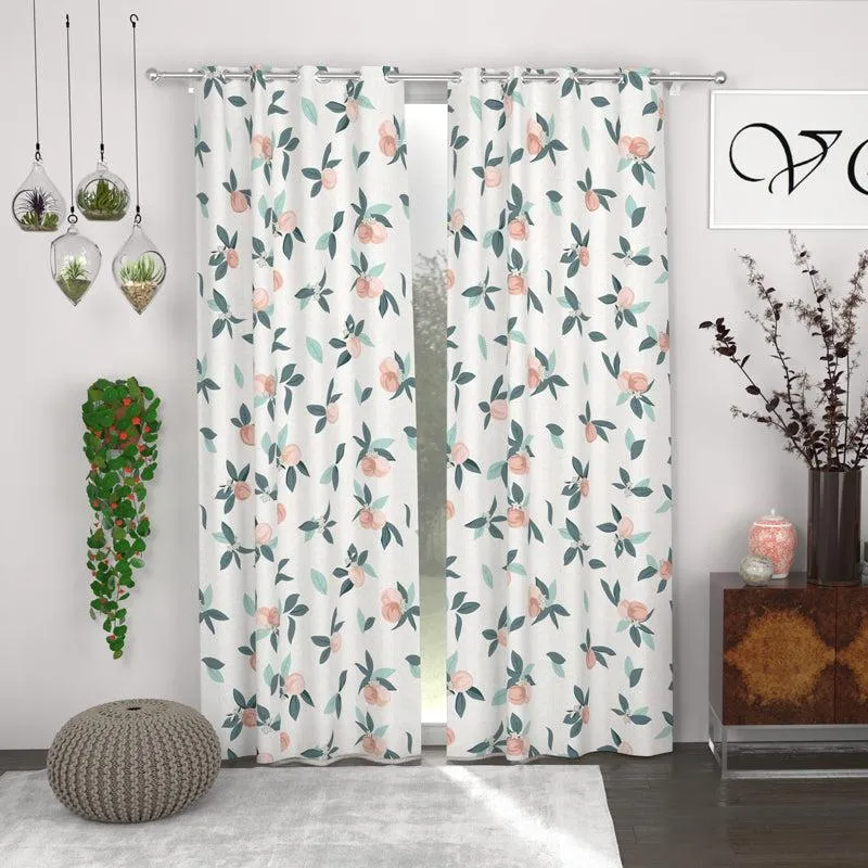Skyler Printed Curtain - Set Of Two