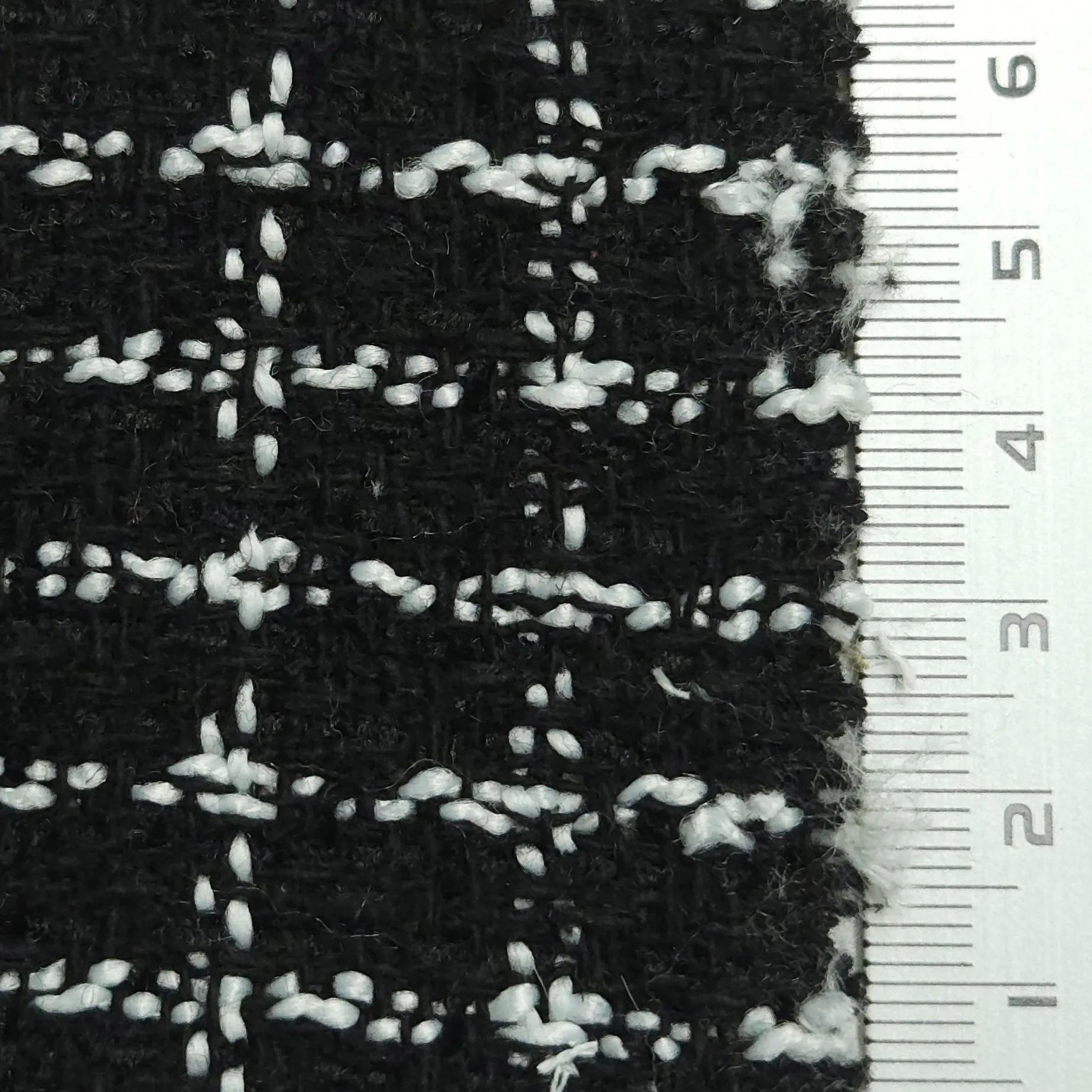 Solid Tweed YarnDyed Polyester Wool Woven Fabric - FAB1555