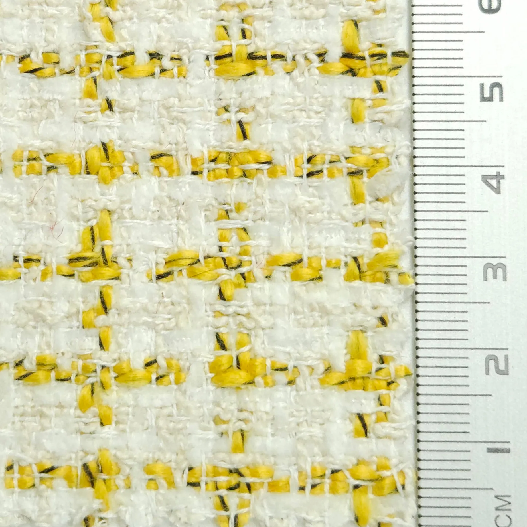 Solid Tweed YarnDyed Polyester Wool Woven Fabric - FAB1555