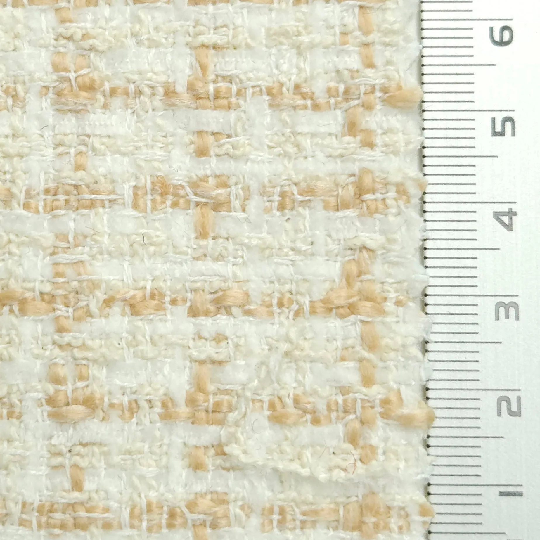 Solid Tweed YarnDyed Polyester Wool Woven Fabric - FAB1555