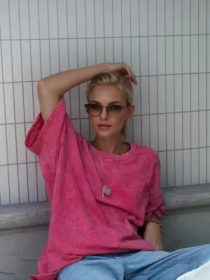 Summer Casual Colorful Loose Cotton Women's T-shirt