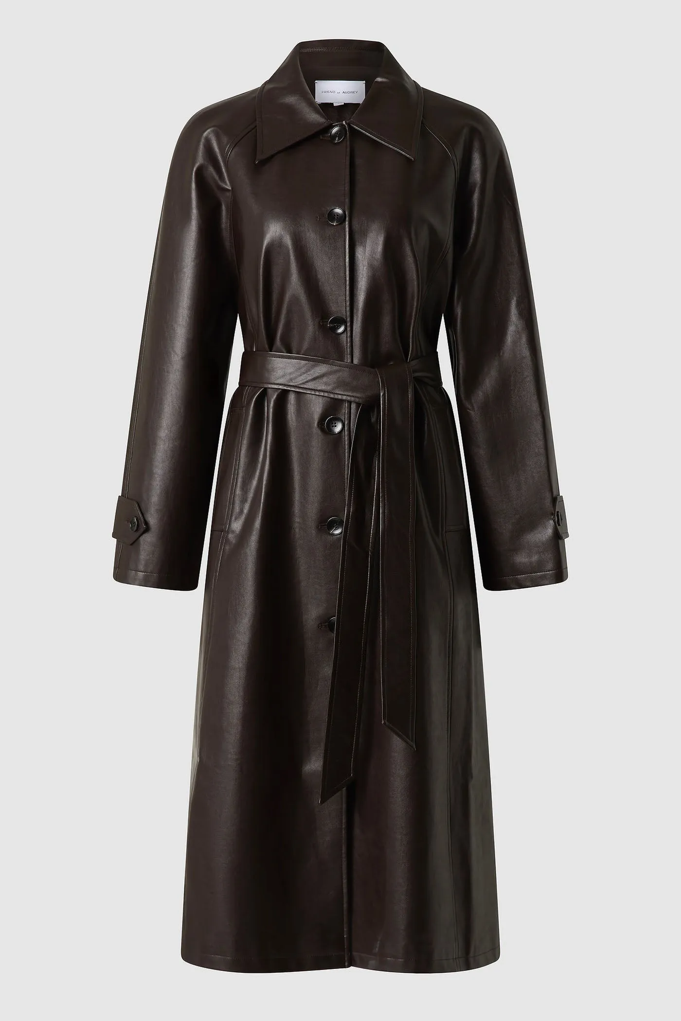 The Vegan Leather Trench Coat