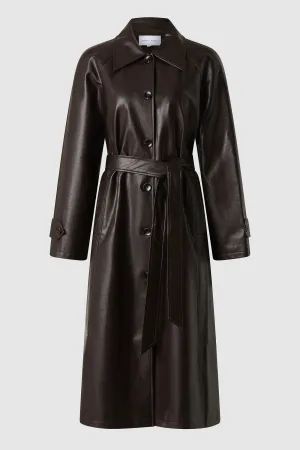 The Vegan Leather Trench Coat