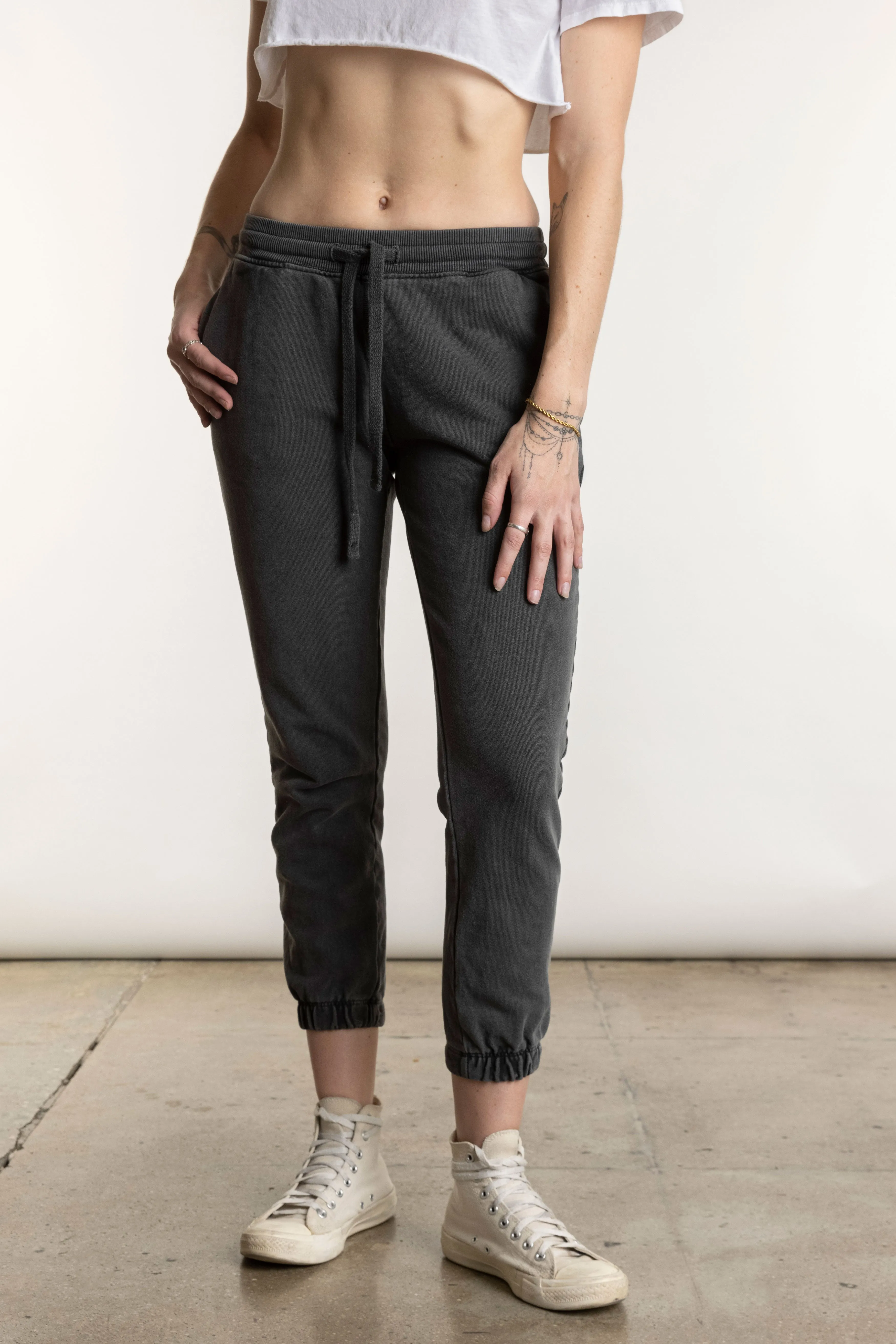 Vintage Black Women's Sweatpants - FACW1093