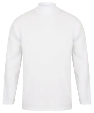 White - Long sleeve roll neck top