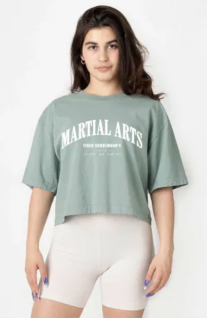 Womens Martial Arts Tee - Atlantic Green